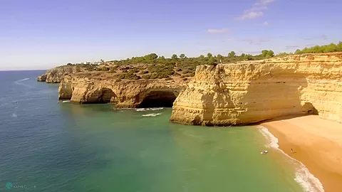 Searching For A Perfect Beach Marinha Beach View And Falesia Beach - Sex Movies Featuring Katya-Clover