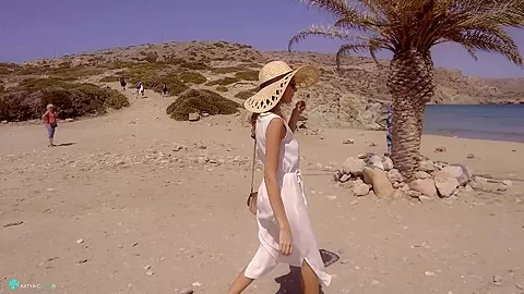Searching For A Perfect Beach Itanos Beach Greece Crete - Sex Movies Featuring Katya-Clover