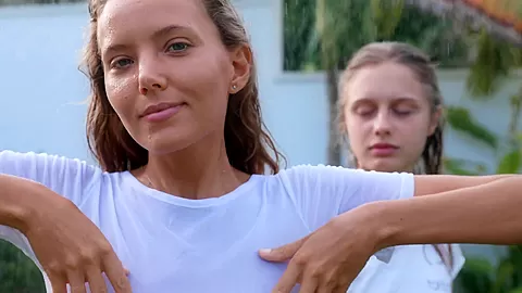 Dancing In The Rain - Sex Movies Featuring Katya-Clover
