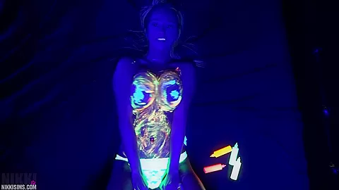 Nikki Black Light Body Paint 2017