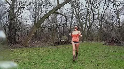 Nikki Running In The Rain
