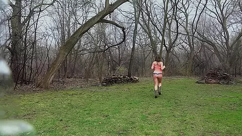 Nikki Running In The Rain