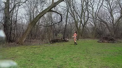 Nikki Running In The Rain