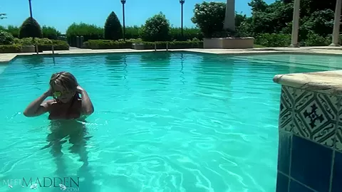 Madden Strutting Around Topless