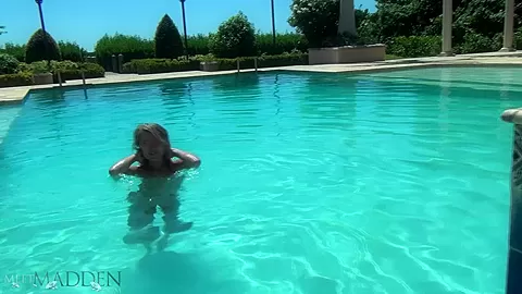 Madden Strutting Around Topless