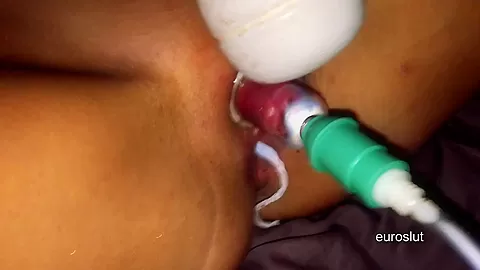 Euroslut Clit Pumping Tampon Slut Orgasm Contractions - Sex Movies Featuring Euroslut