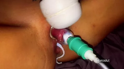 Euroslut Clit Pumping Tampon Slut Orgasm Contractions - Sex Movies Featuring Euroslut