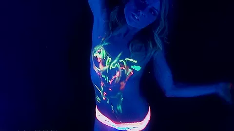 Madden Black Light Paint Video