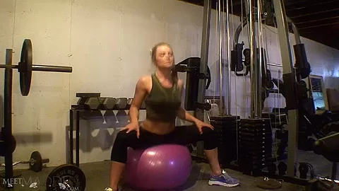 Meet Madden Yoga Ball Workout