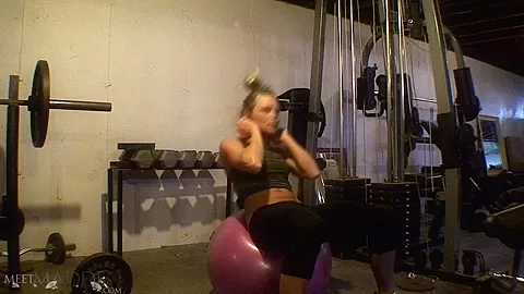 Meet Madden Yoga Ball Workout