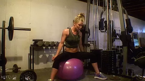 Meet Madden Yoga Ball Workout