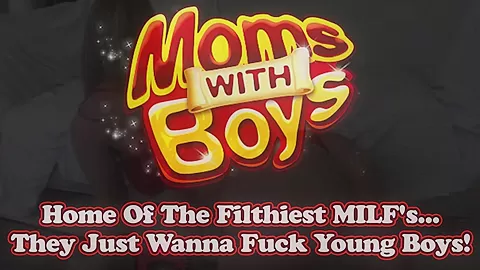 MomsWithBoys - Sexy Blonde MILF Aline Anal Fucking Two Hard Cocks