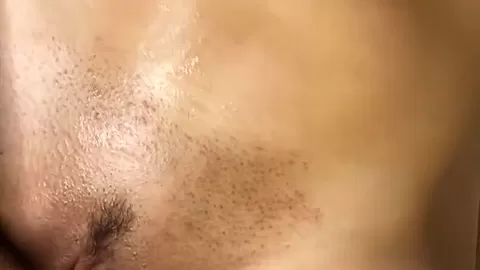 I Jerked Off To My Next-door Neighbor! He Cummed On My Pussy And I Smeared Myself All Over As I Jerked Off