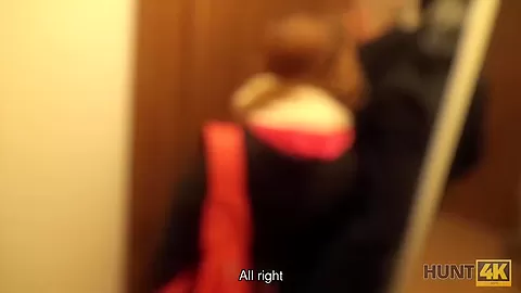 HUNT4K. Cuckold cant stop his girlfriend selling her very hot body