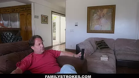 FamilyStrokes - Blonde teen 18+ Making Her Stepdad Happy