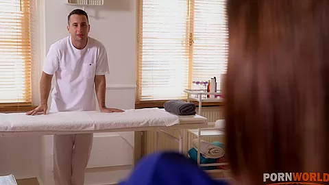 Mina goes for a massage and gets fingered and fucked hardcore by masseur GP1217 - PornWorld