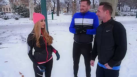 Horny Blonde Takes Two - PornWorld