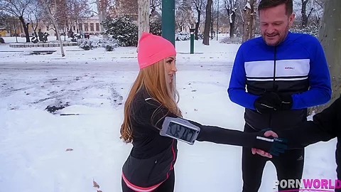 Horny Blonde Takes Two - PornWorld