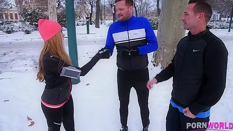 Horny Blonde Takes Two - PornWorld