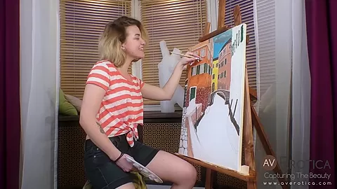 Donna in Painter - avErotica