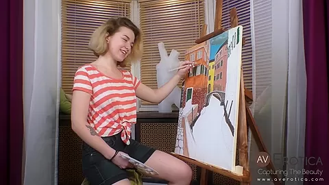 Donna in Painter - avErotica