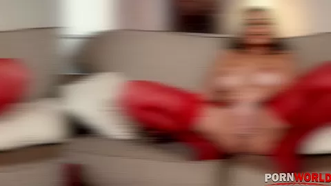 A Naughty Christmas Dildo Bang - PornWorld