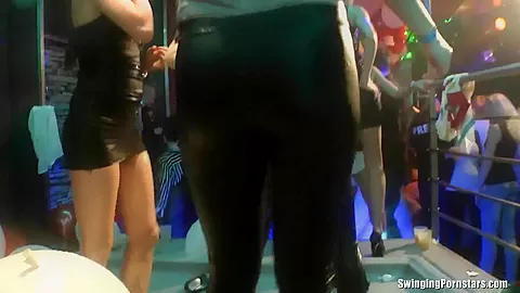 Club chicks dancing erotically
