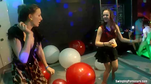 Club chicks dancing erotically