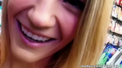 Mofos - Blonde amateur spreads her ass wide for a thick cock