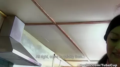 Mofos - Czech girl is paid to flash her tits at the drive through