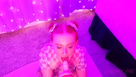 Deep Throating For Step daddy - Sex Movies Featuring Cherryfae