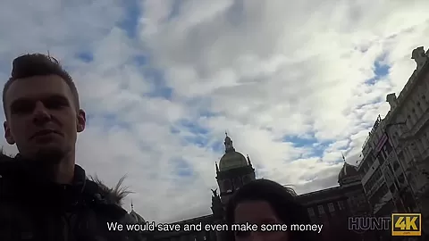 HUNT4K.Sex for money makes hunter happy and slutty teen 18+ girl rich