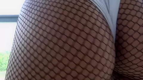 Horny Fishnet Ass Dancing And Shaking By Carla - SoloAustria