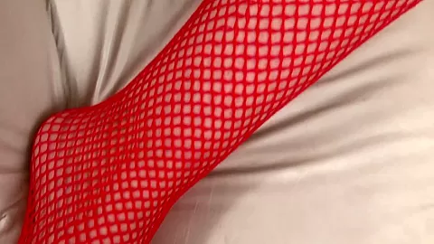 Red Fishnet Stockings Molly Babe Fuck Herself With Dildo - SoloAustria