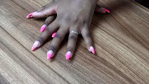 Ebony Hand Finger Nails Fetish - SoloAustria