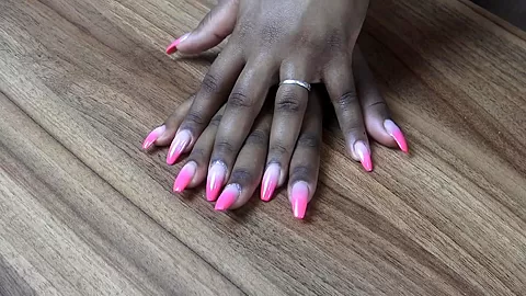 Ebony Hand Finger Nails Fetish - SoloAustria