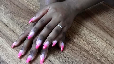 Ebony Hand Finger Nails Fetish - SoloAustria
