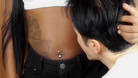 Black Girl Belly Fetish Enjoy The Slim Black Belly Of Ebony Barbie Estrella - SoloAustria