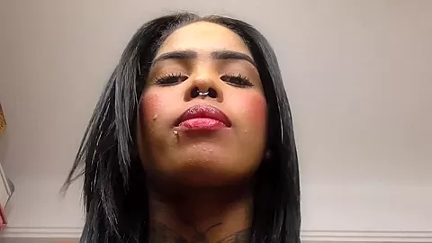 Ebony Princess Estrellas Spitting Pov - SoloAustria