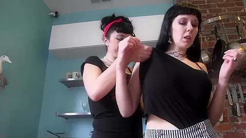 Kinky Lesbian Wants To Fist Her Ass And Pussy With Dildos - LezdomAustria