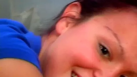 Brunette teen 18+ girl fucking in a tent