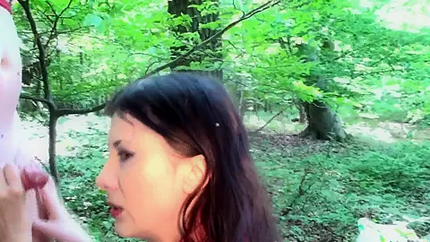 Cock To Blow Tied To The Tree - FemdomSex