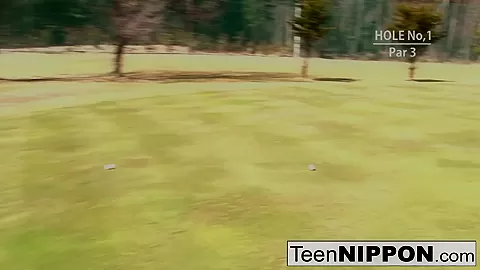 teen 18+ Golfer Gets Her Pink Pounded On The Green - NipponTeen