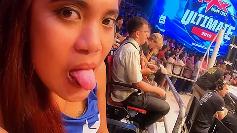 Muay Thai fight night and horny sex after for this big ass Thai girlfriend