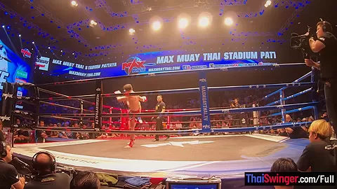 Muay Thai fight night and horny sex after for this big ass Thai girlfriend