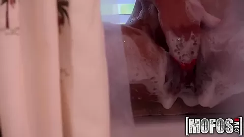 Little Blonde In A Touches Herself In The Shower