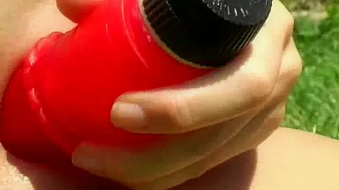 Sweet teen 18+ masurbating outdoors
