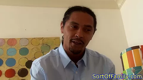 Busty stepteen takes interracial pounding