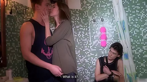 Husband Made To Watch Wife Getting Fucked In The Bathroom - FemdomSex