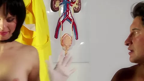 Naughty Nurse Gives Her Patient A Prostata Blowjob - FemdomSex